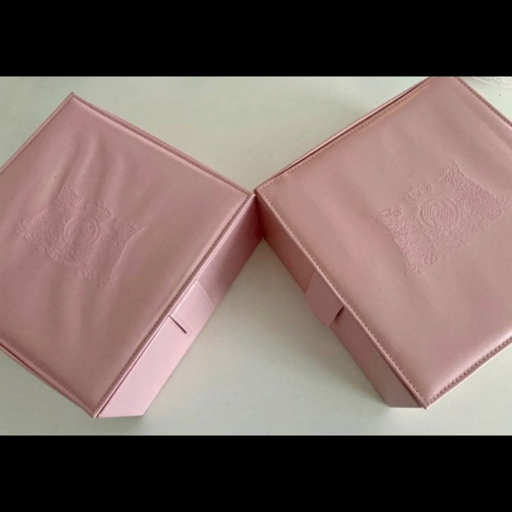 Juicy Couture Pink Storage Boxes